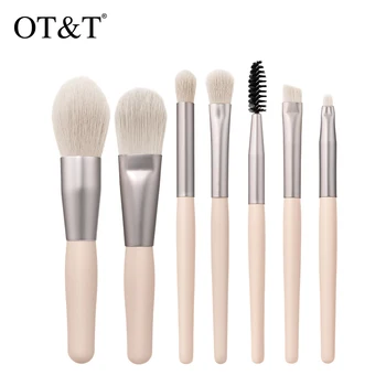 

OT&T Professional Makeup Brushes Set For Foundation Powder Blush Eyeshadow Concealer Lip Eye Make Up Brush Cosmetics Tools