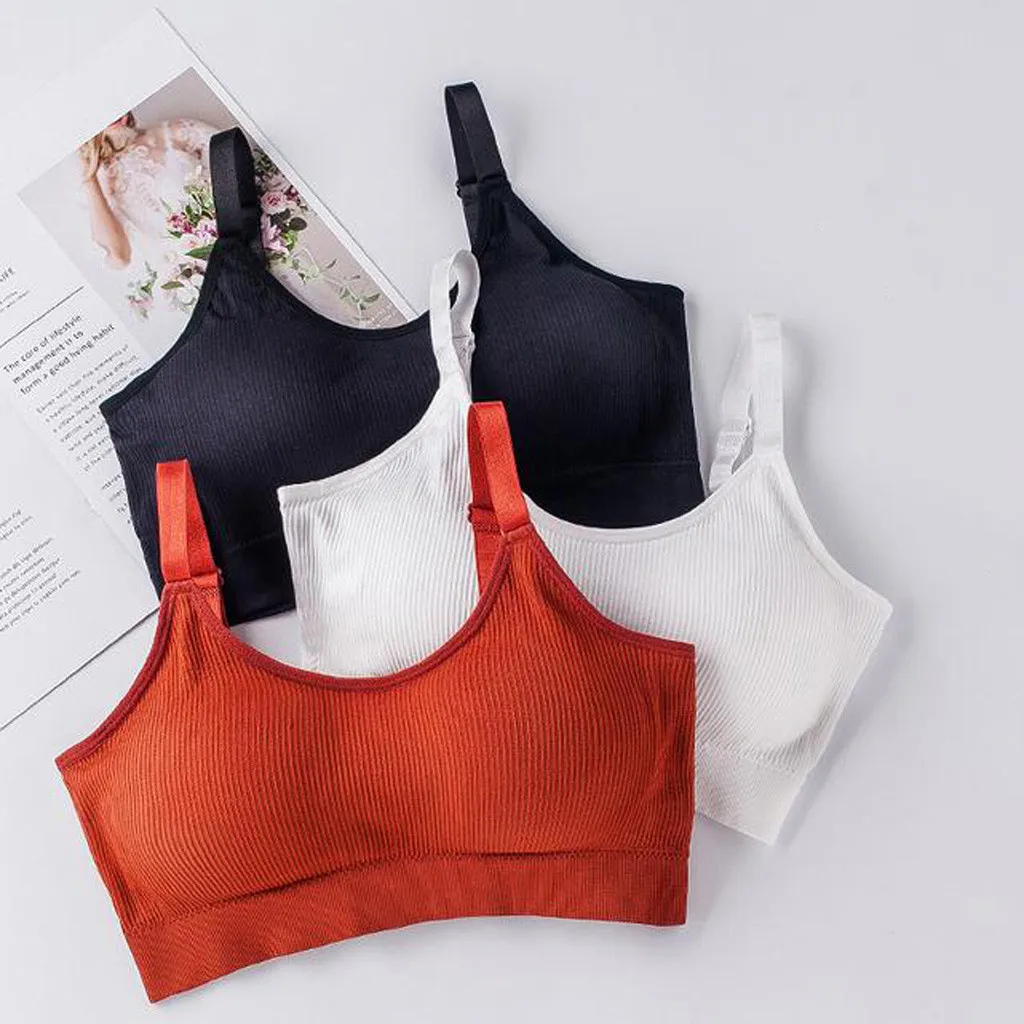 

Sexy Women's Thin Lace Bras Solid Color Seamless Wrap Chest Push Up Bra Everyday Wireless Vest Underwear Bra top encaje