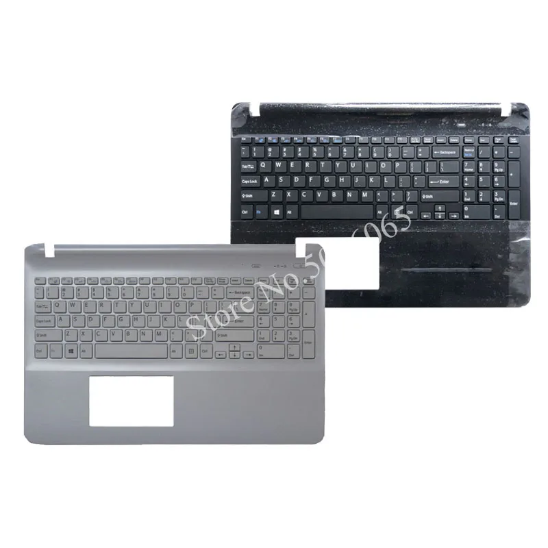 Клавиатура для ноутбука sony Vaio SVF1521P2EB SVF1521C2EB SVF15215CDW SVF15328 SVF15318S черный/белый с верхней крышкой