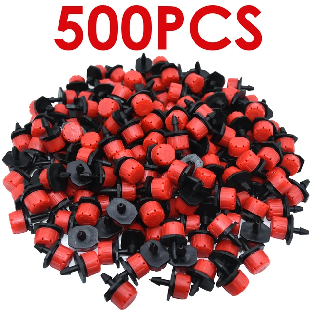 500PCS Red Dripper