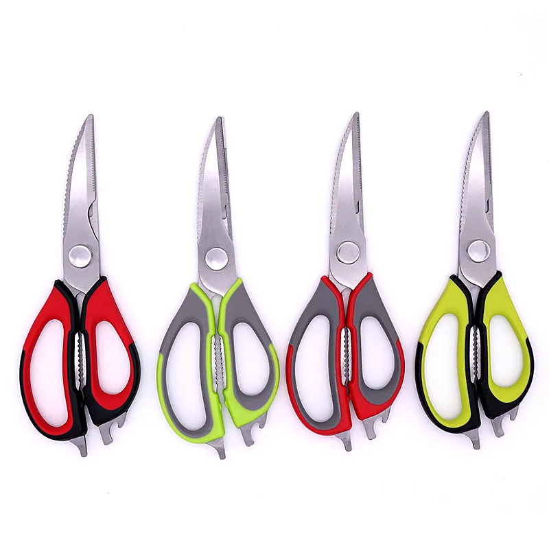 

Multi-function Scissors Kitchen Tools Removable Magnetic Removable Stainless Steel Scissors Open Walnut Fish Scale Hand Tool