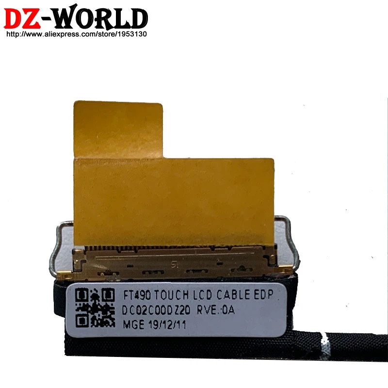 New Original Ft490 Edp Fhd Lcd Led Touch Display Screen Cabo For Lenovo Thinkpad T490 T495 P43s Laptop 02hk989 02dm373 Tela de LCD do laptop - Imagem 3
