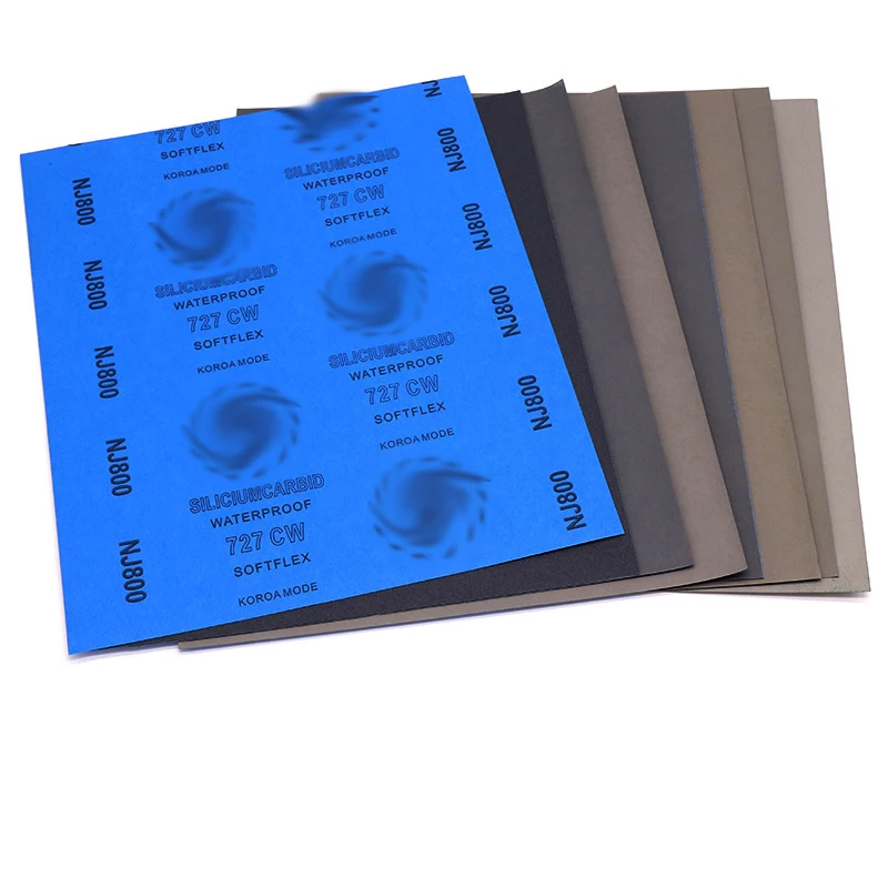 

Abrasive Paper Wet Dry Sandpaper Sheet Finishing tool grinding polishing Surface Assort Grit Automotive Sanding Wood Furniture