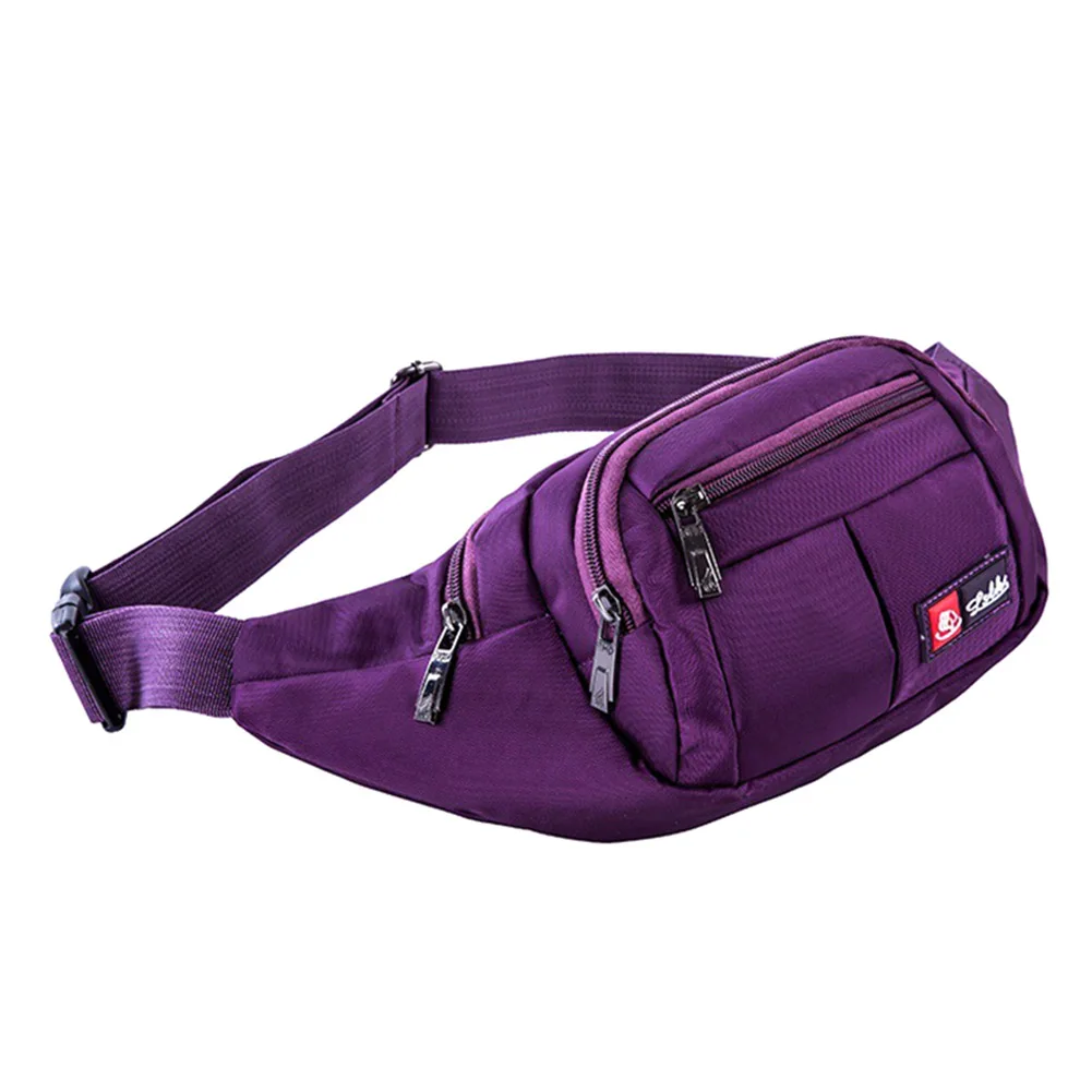 purple Многофункциональная сумка с регулируемым ремешком и застежкой-молнией, нагрудные сумки для бега на открытом воздухе, скалолазания, распродажа - Цвет: purple