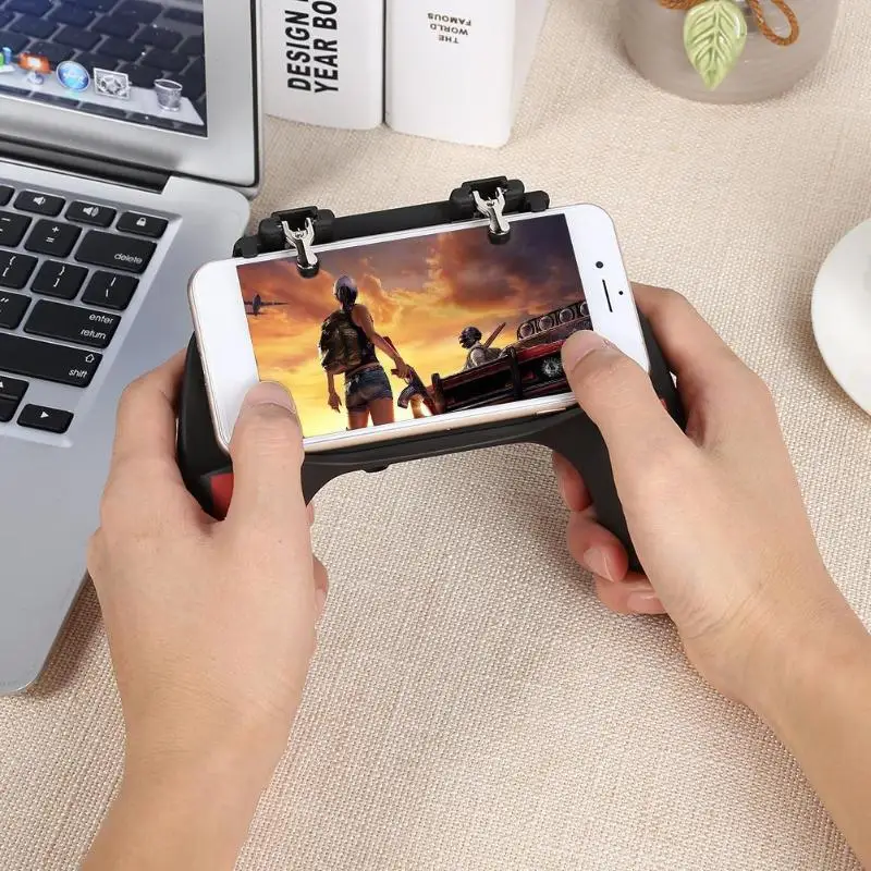 Новинка 4,7, H10, 4 пальца, триггер, игровой контроллер, игровая рукоятка, два вентилятора, 6,5-дюймов, мобильный телефон, Gemapad, Джойстики для PUBG