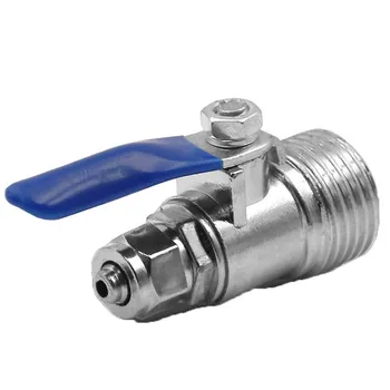 

Shut Off Ball Valve 1/4'' 1/2'' Female to Male BSP Threaded Air Water Oil Flow Control Plumbing Fitting