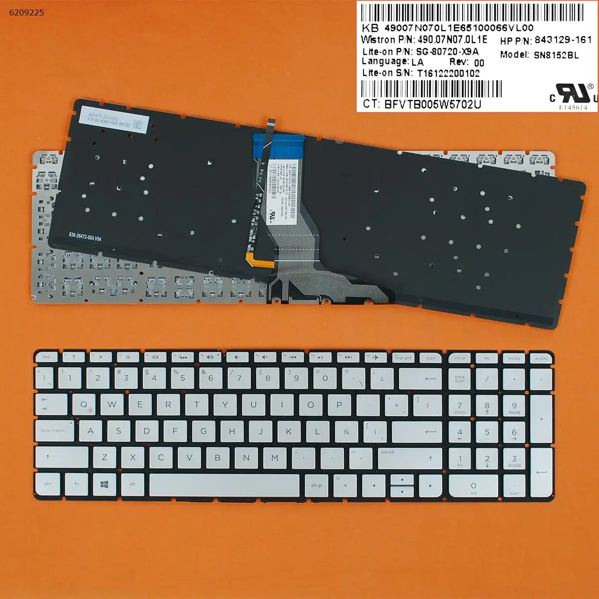 Латиноамериканский ноутбук LA Pavilion 15-ab105la 15-ab106la 15-ab107la 15-ab110la 15-ab116la с подсветкой |