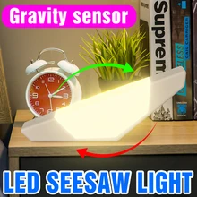 

LED Table Lamp 5V Night Light Bedside Lamp Novelty Lighting Atmosphere Light Rechargeable Desk Lamp Gravity Sensing Home Decor