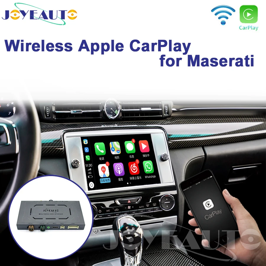 Joyeauto Wifi Wireless Apple Car Play Carplay For Maserati Retrofit- Ghibli Quattroporte with iSO13/Android Mirroring