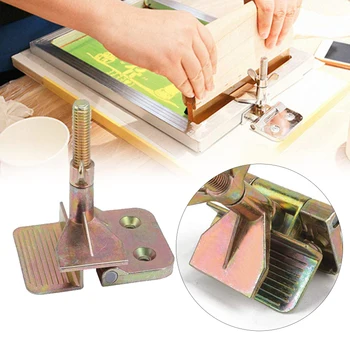 

Butterfly Hinge Clamp 2 Pcs/Set Chain Silk Screen Printing Metal Butterfly Hinge Clamp DIY Hobby Tool Set