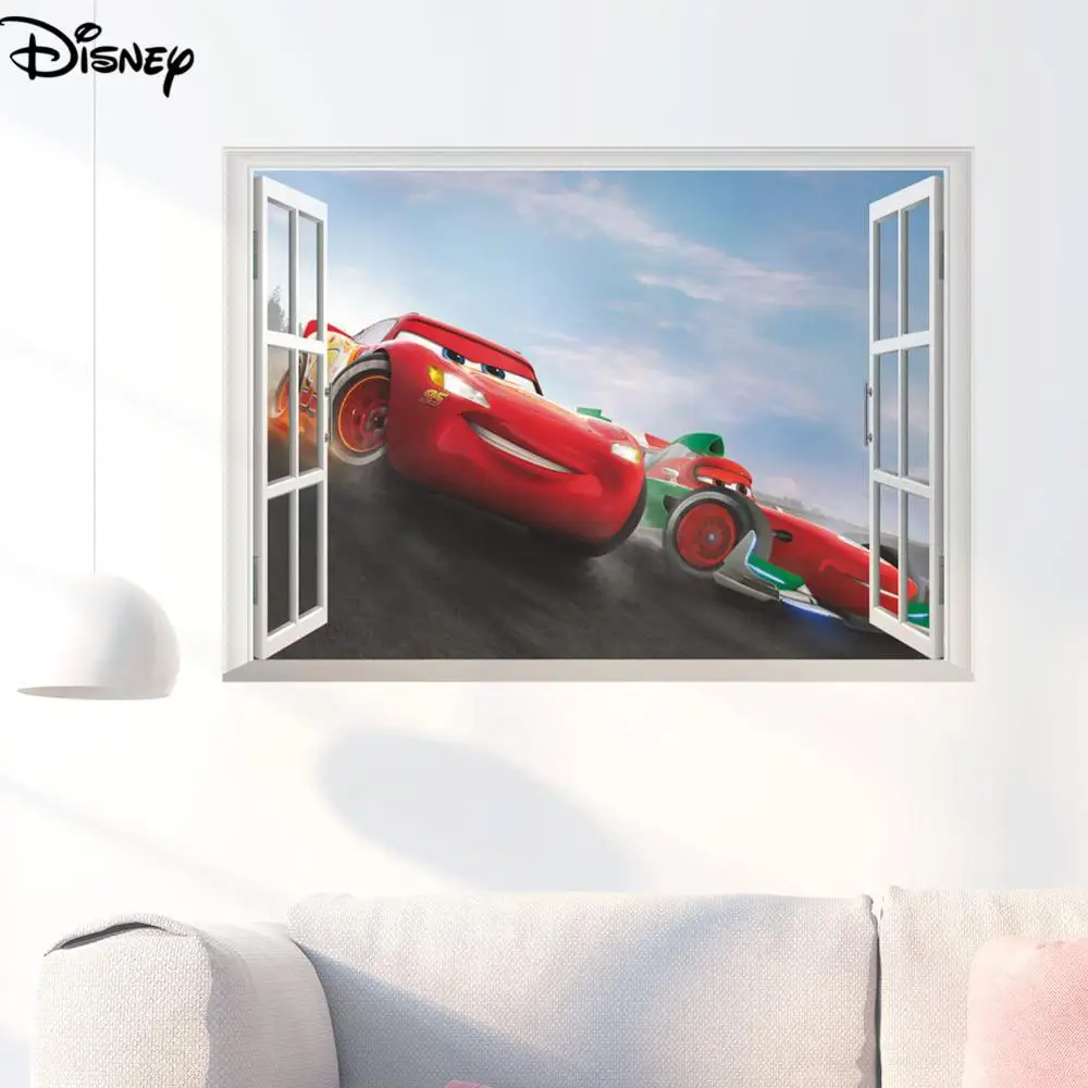 Дисней 3D стерео стикер автомобиля мобилизация окна стикер с рисунком из мультфильма детская комната наклейки на стену украшения