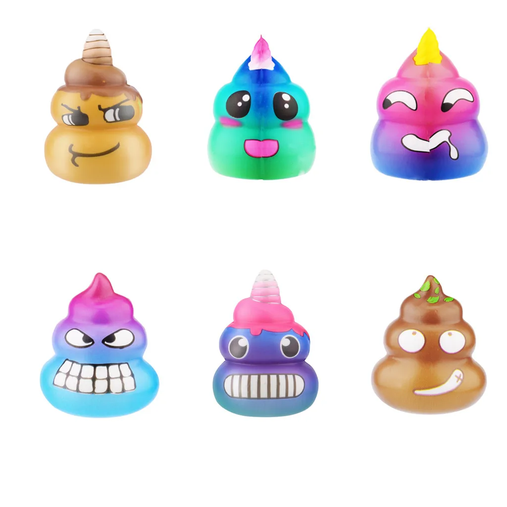 Squeeze Squishies Exquisite Fun Kawaii Adorable Slow Rising Cream Scented Stress Toys Slow Rebound Poop Decompression Crafts Toy