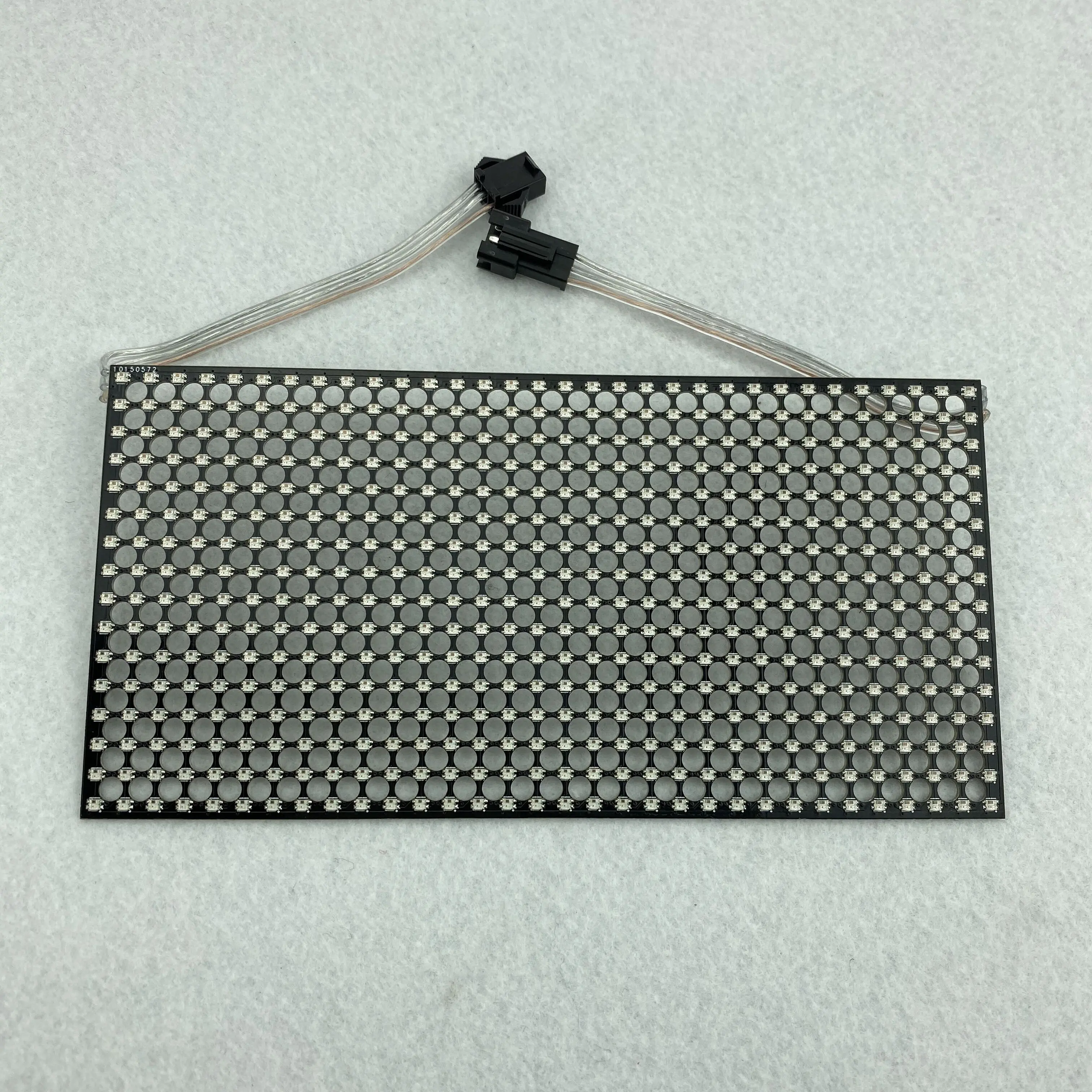 P5mm P9823F IC 2020 SMD 18*32 пикселей светодиодная адресная жесткая световая панель размер: