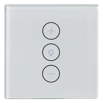 

Application Control Wifi Smart Stepless Light Switch Dimmer Eu Standard Wall Press Control With Alexa Google Assistant