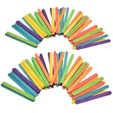 50 шт. разноцветный ледяной палочка для леденца Детские ручные поделки DIY приготовление мороженого палочки