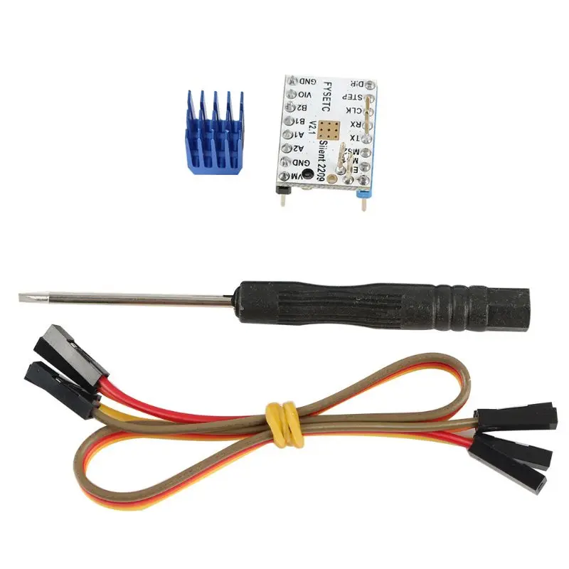 1Set TMC2209V2 1 Stepping Motor Driver Mute 256 Microsteps for 3D Printer Parts E65A 5