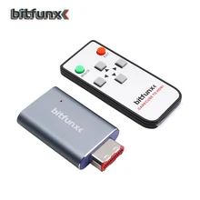 Bitfunx hdmi-linha compatível com adaptador doubler adaptador digital para hdmi-compatível com GC2HDMI-compatible para nintendo gamecube ngc