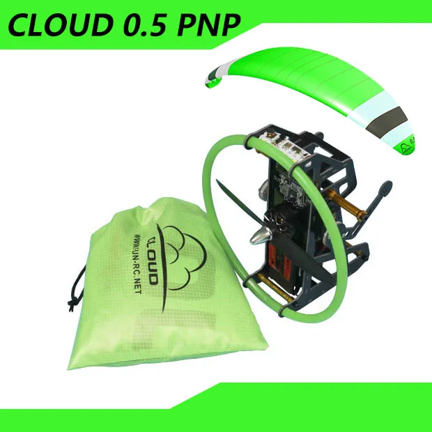 Green CLOUD 0.5 PNP Высококачественный электрический пульт дистанционного управления paraglider RC Мини беспроводной пульт дистанционного управления парашют 1,48 м 2,6 м может завершить трюки - Цвет: Green CLOUD 0.5 PNP
