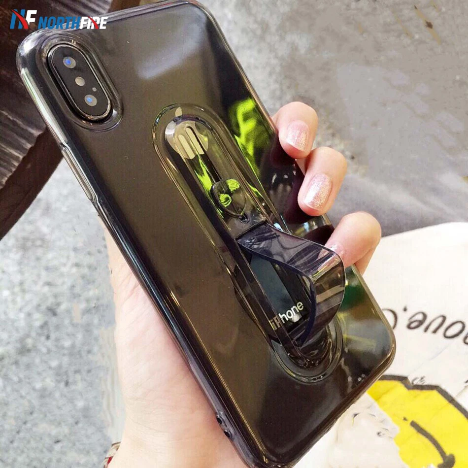 Чехол для iPhone 6 7 8 X XS MAX XR Прозрачный чехол 6s Plus 5 5S SE Fundas Coque |