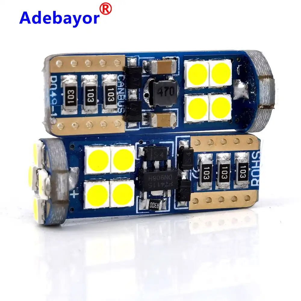 100個t10 Led W5w Canbusエラー3030 12 Ledインテリアライトt10車led 12 V送料読書ライトクリアランスライトトラック ランプ 信号ランプ Aliexpress