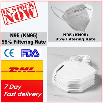 

DHL 100pcs n95maskes pm25 adult kn95maskes