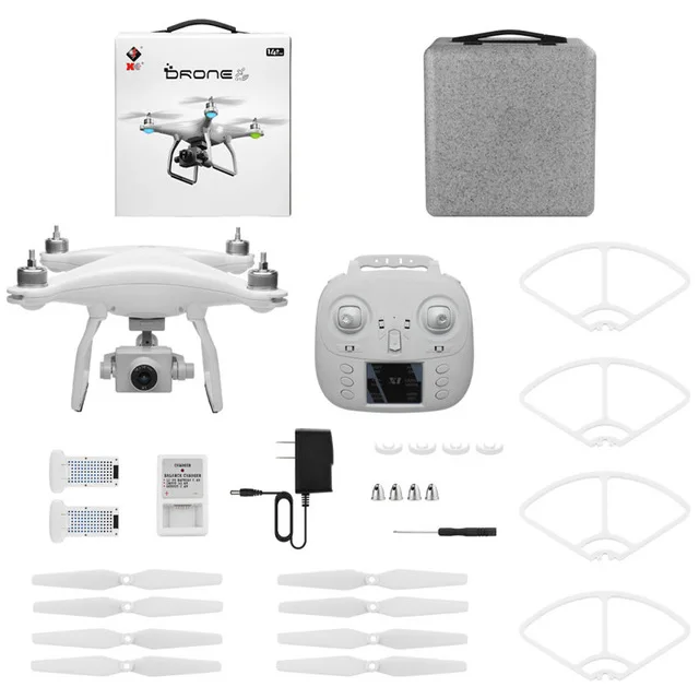 2 Battery US Plug Wltoys Xk X1 5g Wifi Fpv Gps Hd 1080p камера 2 оси самостабилизирующийся Gimbal Gps возврат бесщеточный двигатель Rc Дрон Квадрокоптер Rtf - Цвет: 2 Battery US Plug