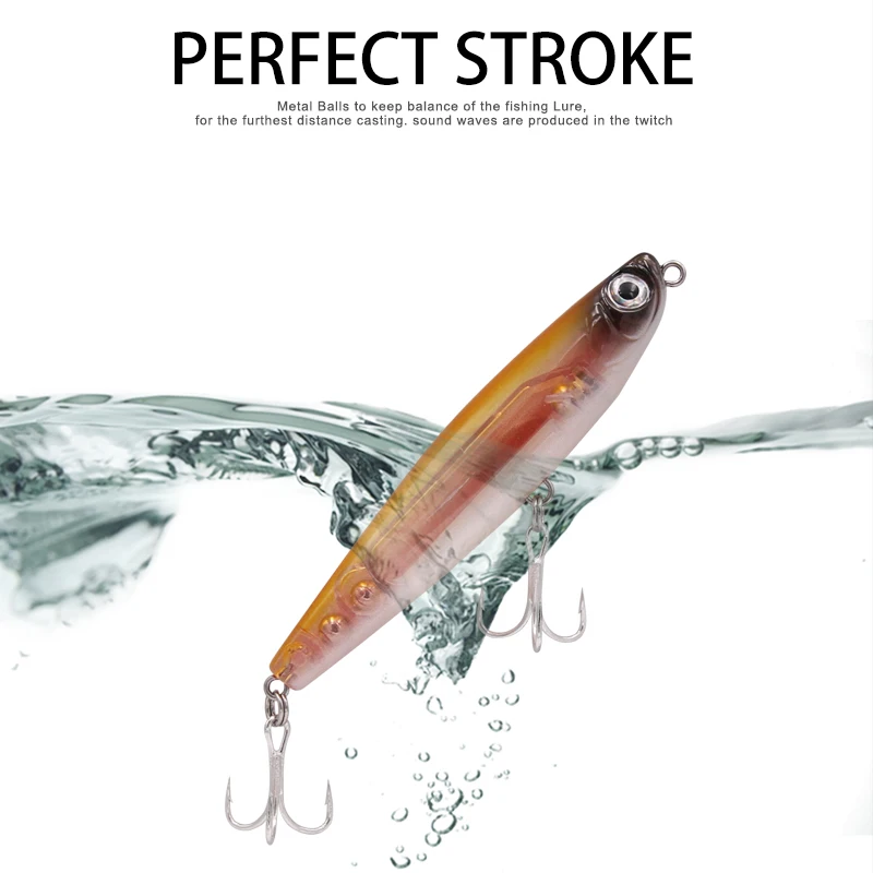 Wondershot D02 Sparrow 90mm 11.5g fishing lures Artificial bait Hot Pencil The Best Bass Bait Floating Wobblers seabass killer 5