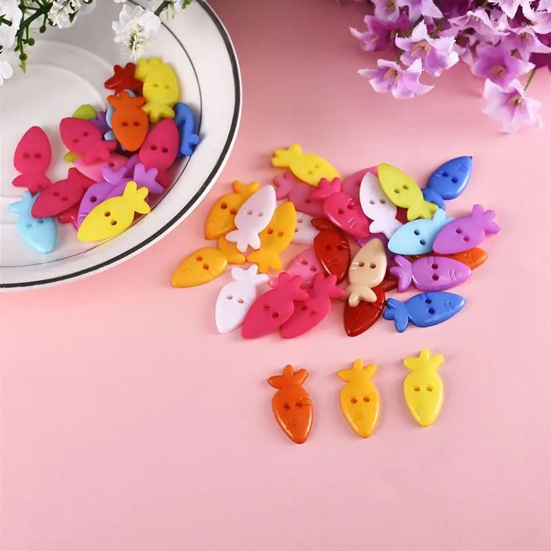 

50pcs Lots DIY Scrapbooking Cartoon Buttons Plastic Buttons Children'S Garment Sewing Notions Christmas Decorations For Home
