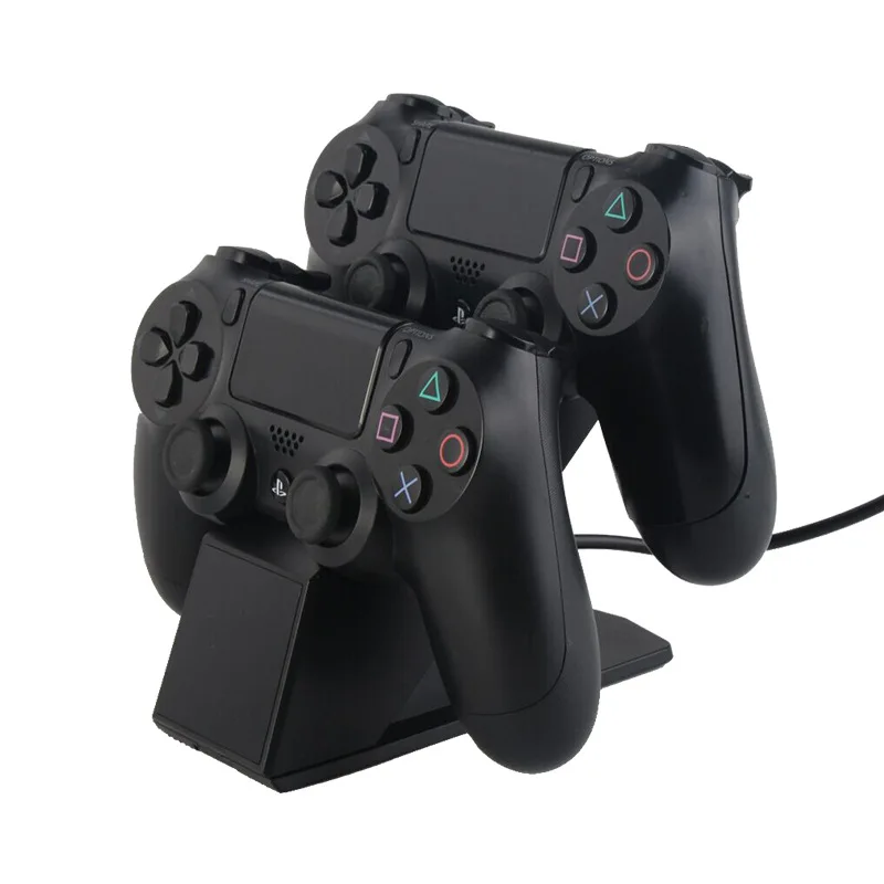 Для sony Playstation 4 PS4/PS4 PRO/PS4 тонкий контроллер зарядное устройство светодиодный индикатор двойной контроллер зарядная док-станция