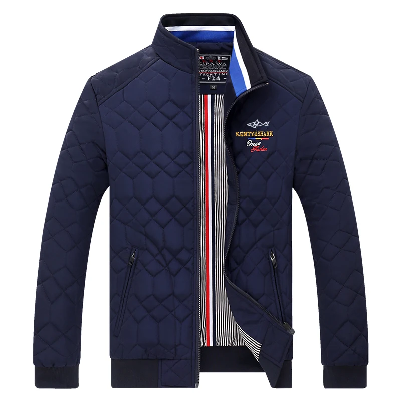 Kenty Shark Brand Men's Jackets & Coats Thick Warm Cotton Liner Overcoat Autumn Men's Windbreakers Bomber Jacket Men 3XL 4XL Kenty Shark Brand Men's Jackets & Coats Thick Warm Cotton Liner Overcoat Autumn Men's Windbreakers Bomber Jacket Men 3XL 4XL