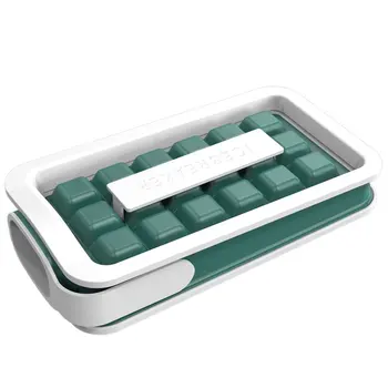 

Ice Cube Tray food grade rubber and plastic non-toxic without foul-tasting freezer odors air-tight container 1PCS