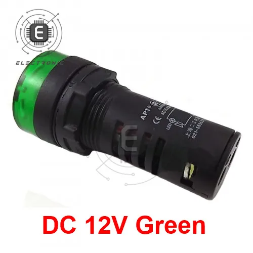 Led 220v AD16-22SM Flash Bip Signal Lampe Rouge AC/DC A