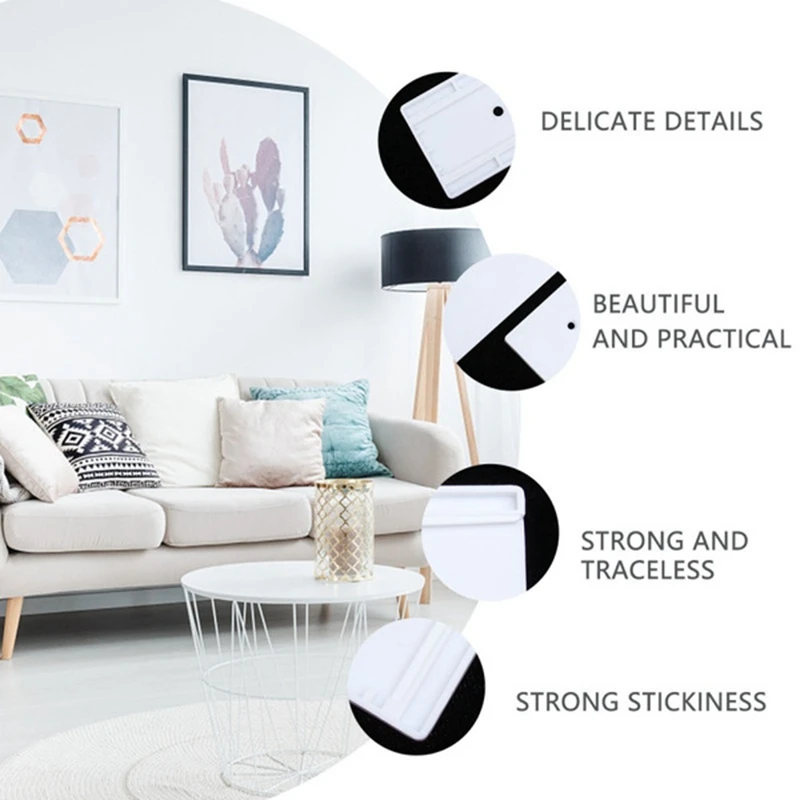 1 Pcs Socket Retainer Wall-Mounted Sticker Punch-Free Plug Fixer Self-Adhesive Fixer Cable Wire Organizer Seamless Power Strip H