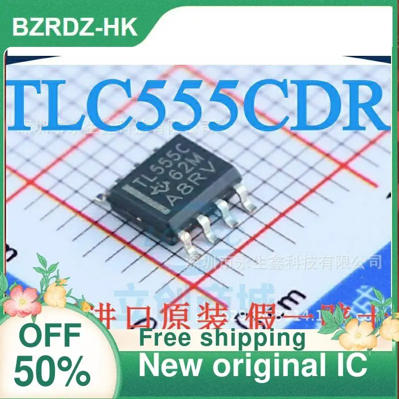 

30PCS TLC555CDR TLC555CD TL555C TL555 SOP8 New original IC