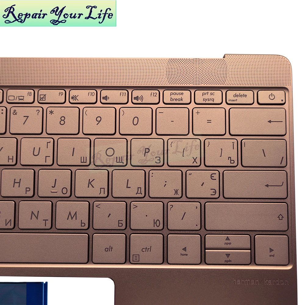 ASUS Zenbook UX390 UX309UA 용 영어 백라이트 키보드, UX309UA, UA, 미국 RU PC 키보드, 90NB0CZ2, R31UA1, R3KOD1
