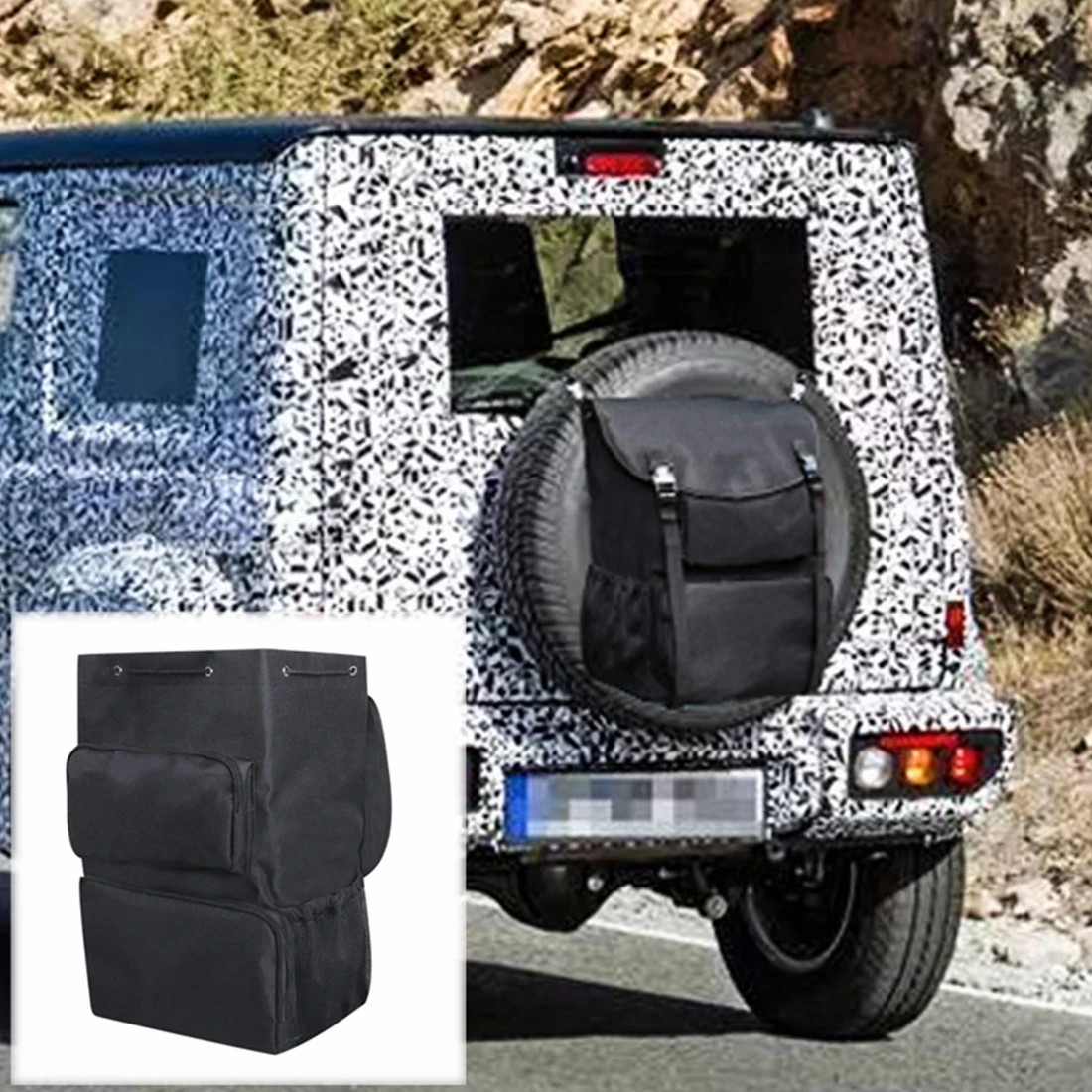 Мусорный мешок для внедорожника Jeep Wrangler TJ JK JL черный Запасной органайзер