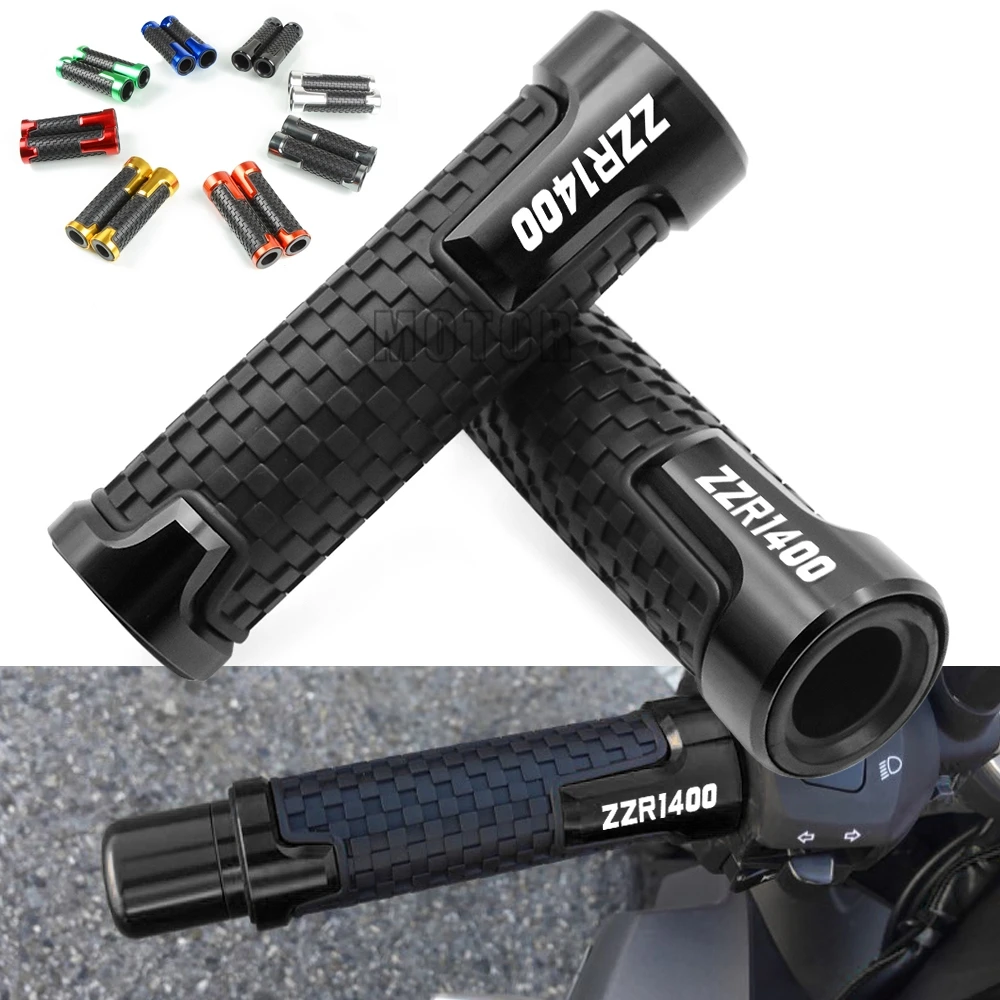 

For Kawasaki ZZR1400/ZZR 1400 2006-2016 Universal 7/8"22mm Motorcycle Aluminum Anti-Slip Handle Bar Grip Handlebar Hand Grips