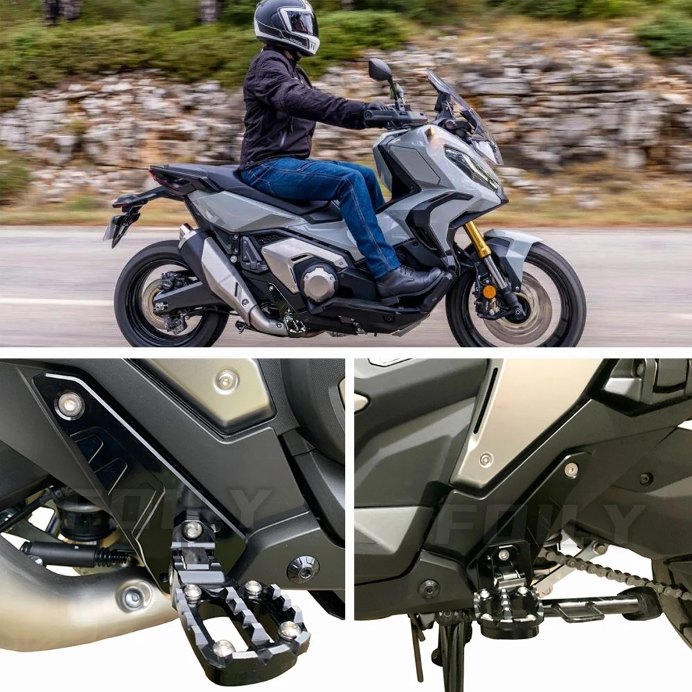 Cnc New Motorcycle Accessories Folding Footrest Passenger Rear Pedal Foot Nail Bracket For Honda Xadv X Adv 750 Xadv750 21 Foot Rests Aliexpress