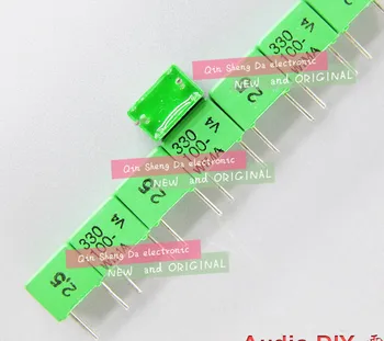 

10PCS/50PCS FKP2 330pF 100V 100v330pf 2.5% high precision film capacitor 0.33nF 331