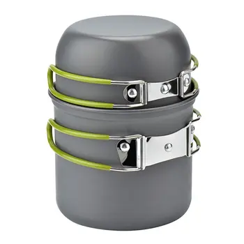 

Camping Cookware Set Camping Stove Outdoor Cooking Mess Kit Pots Pans Camp Kettle Portable Outdoor Camping Hiking And Picnic