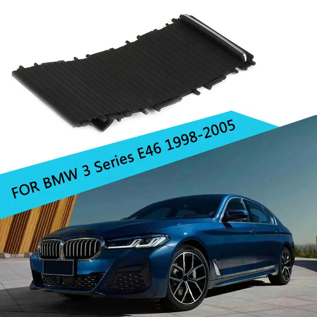 Auto Innen Mittelkonsole Abdeckung Getränkehalter Platte Schieberollo für  BMW E46 3er 1998–2005 51167038333] - AliExpress