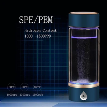 

SPE/PEM Hydrogen Water Generator Water Ionizer Bottle Water Purifier Water Filter Separate H2 and O2 High Pure Hydrogen Bottle