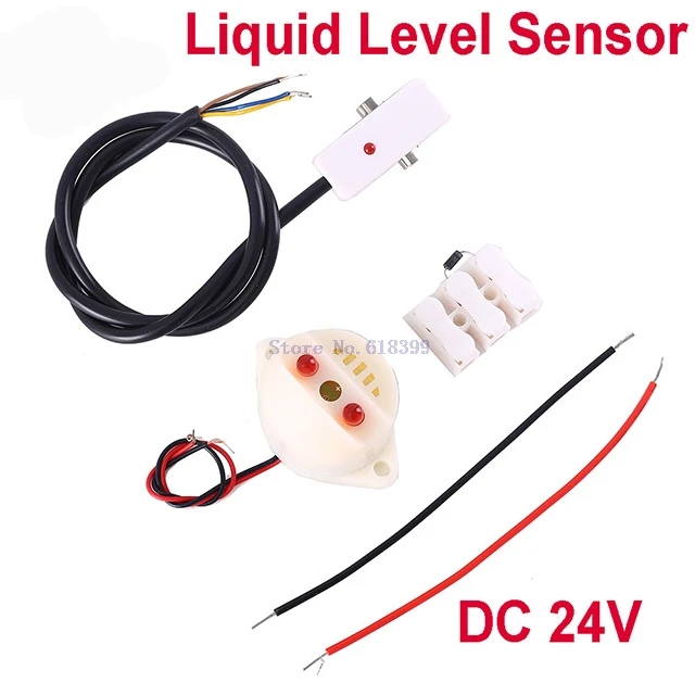 

A7-- DC 24V Non-Contact Liquid Level Sensor Buzzer Alarm IP67 Waterproof Water Level Detector