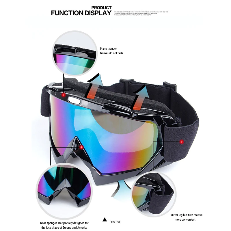 Eye Protector Anti-Wind Anti-UV Comfortable Adjustable Tape Cool for Men Women Outdoor Cycling Travel Hiking Accessory Glasses