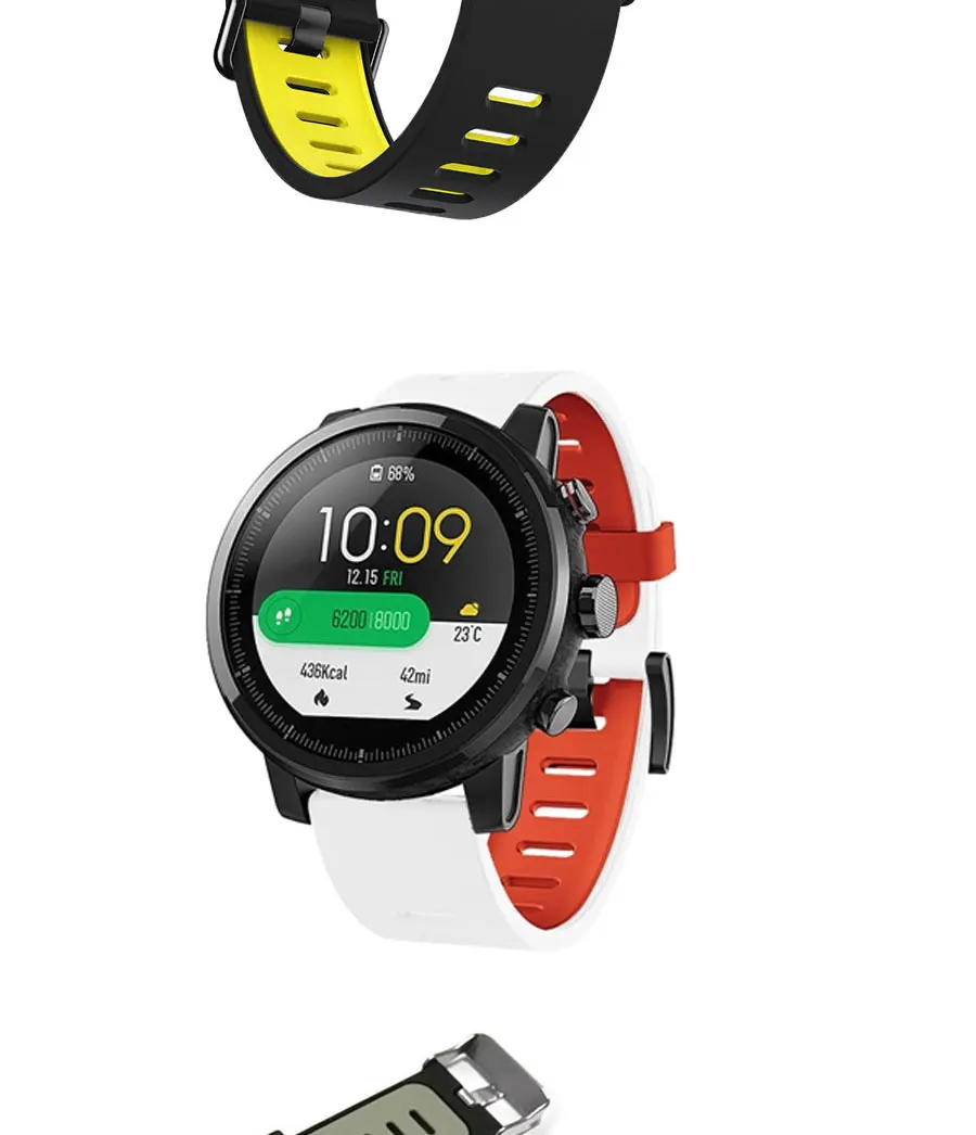 Для Xiaomi Huami Amazfit Stratos 2 2S Amazfit PACe браслет умные часы с ремнем сменный ремешок 22 мм Мягкие силиконовые наручные часы