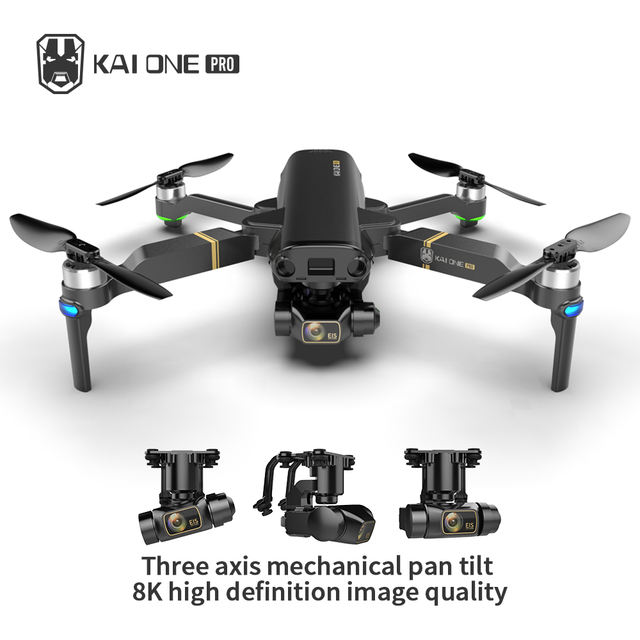 New KAI ONE Pro GPS Drone 8K HD Camera 3-Axis Gimbal Anti-shake Professional Photography