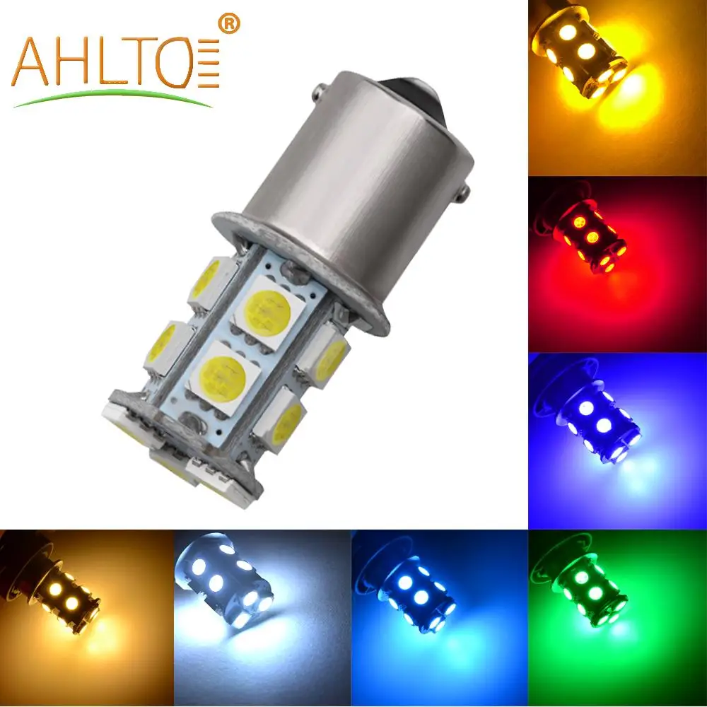 1X1156 1157 Автомобильные стоп сигналы заднего хода 5050 13SMD СВЕТОДИОДНЫЕ указатели