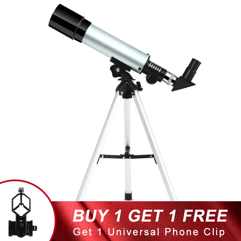 F36050 рефрактор Spyglass Zoom высокомощный астрономический телескоп со штативом для