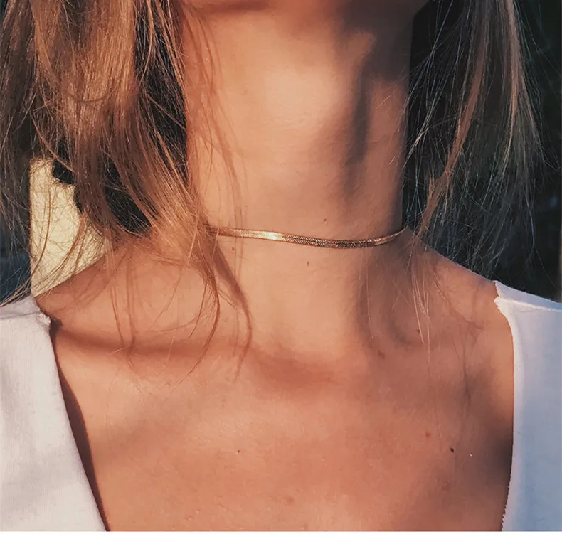 

Day South Korea Titanium Steel Necklace Snake Bones Chain Pure Necklace Pendant Bone Pendant Necklace Europe And America Fashion