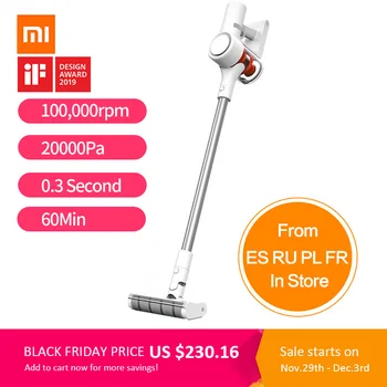 

Xiaomi Mijia Handheld Wireless Vacuum Cleaner Portable Cordless Strong Suction aspirador Home cyclone Clean Dust Collector
